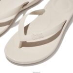 Men IQUSHION Ergonomic Flip Flops Fitflop 882F202 Stone Beige - Image 4