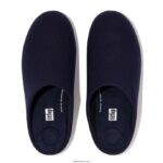 Men SHOVE Felt Slippers Fitflop 882F360 All Navy - Image 4