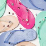 Women IQUSHION CHARMS Crystal Round Charms 2-Pack Fitflop 882F27 Fuchsia Rose - Image 5