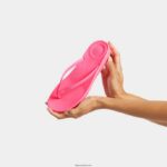 Women IQUSHION Ergonomic Flip Flops Fitflop 882F20 Pop Pink - Image 2