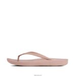 Women IQUSHION Ergonomic Flip Flops Fitflop 882F32 Beige Buff