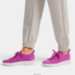 Women RALLY E01 Multi-Knit Trainers Fitflop 882F276 Miami Violet - Image 2