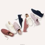 Women RALLY E01 Multi-Knit Trainers Fitflop 882F277 Midnight Navy - Image 5
