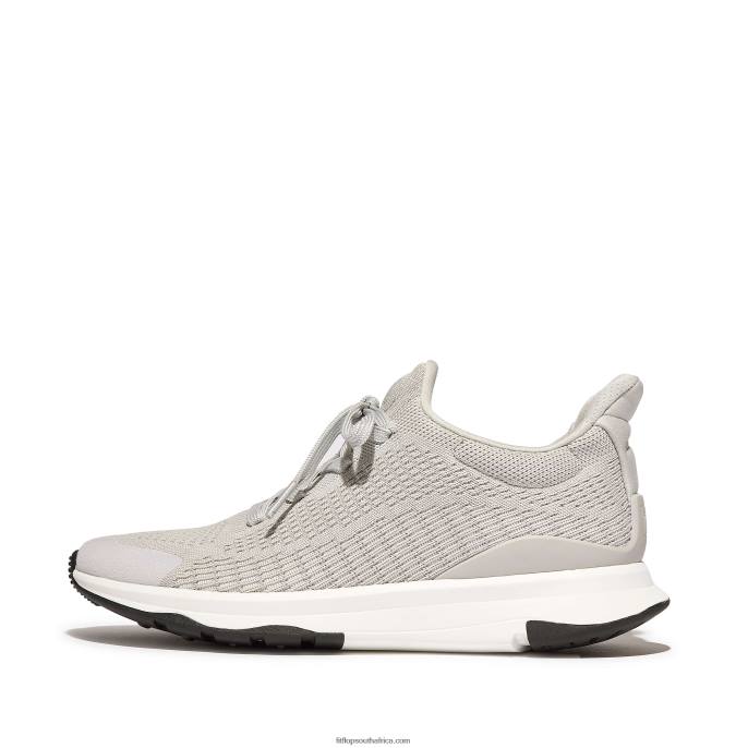 Women VITAMIN FFX Knit Sports Trainers Fitflop 882F256 Tiptoe Grey Mix - Image 1