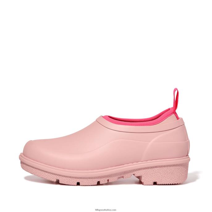 Women WONDERCLOG Neon-Pop Waterproof Rubber Clogs Fitflop 882F343 Pink Salt - Image 1