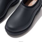 Women WONDERCLOG Waterproof Rubber Clogs Fitflop 882F341 Midnight Navy - Image 3