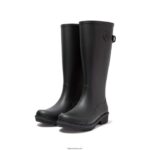 Women WONDERWELLY Tall Wellington Boots Fitflop 882F314 All Black - Image 4